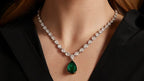 Royal Emerald Diamond Necklace – Inspired by Timeless Bollywood Elegance - Venoria