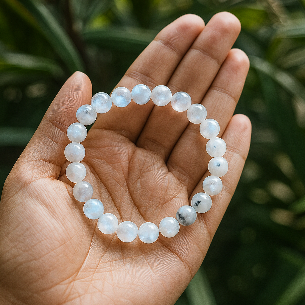 Moonstone Crystal Bracelet – Feminine Energy & New Beginnings - Venoria