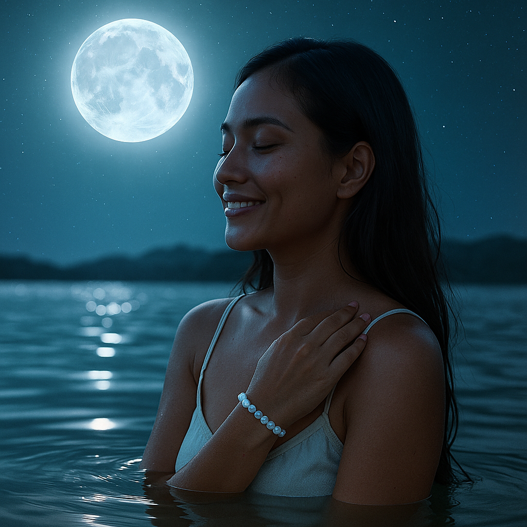 Moonstone Crystal Bracelet – Feminine Energy & New Beginnings - Venoria