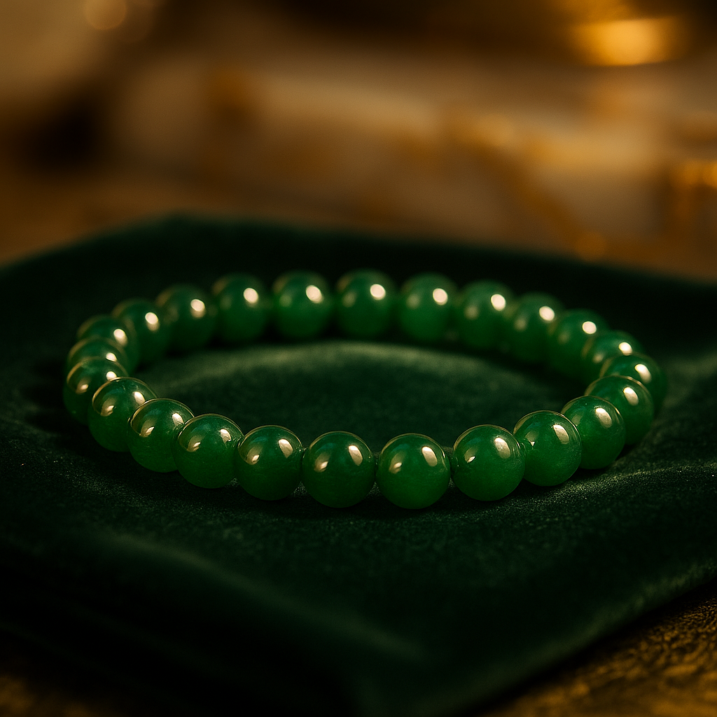 Green Aventurine Crystal Bracelet – Luck & Prosperity - Venoria