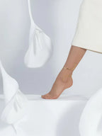 Dainty Gold Heart Anklet - Venoria