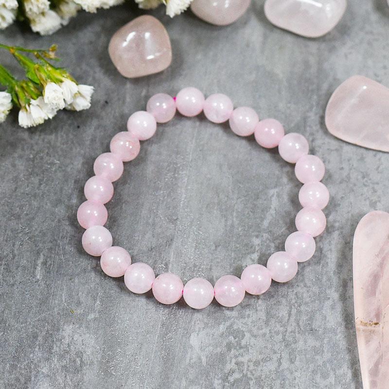 Rose Quartz Crystal Bracelet – Love & Harmony - Venoria
