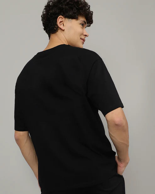 Demon Slayer Rengoku Oversized T-Shirt – Flame Hashira Anime Graphic Tee (Unisex Black Cotton) Venoria