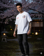 Demon Slayer Hashira Oversized T-Shirt – Anime Graphic Tee with All Hashira Characters (Unisex White Cotton) Venoria