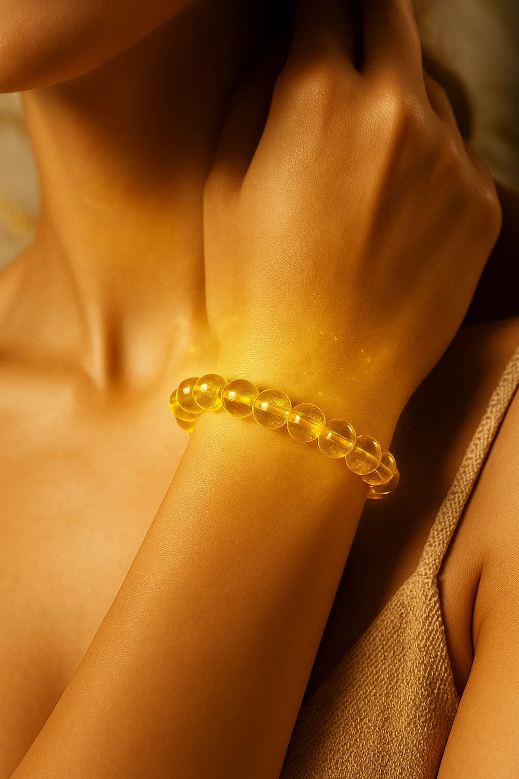 Citrine Crystal Bracelet – Abundance & Success - Venoria