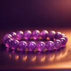 Amethyst Crystal Bracelet – Protection & Peace - Venoria