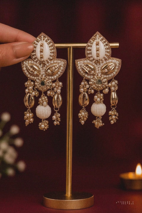 Venoria Bohemian Sands Artisan Statement Earrings