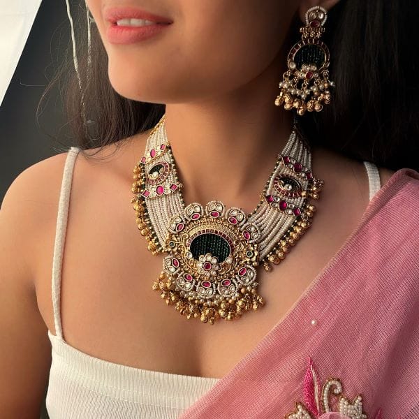 Timeless Heritage Grandeur Necklace & Earring Set - Venoria