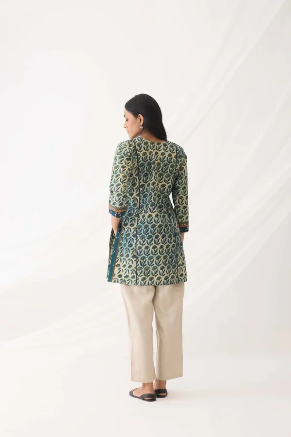banjara kurti blue green