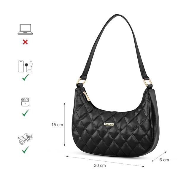 quilted shoulder bag for women, girls and ladies | trendy and stylish handbag for women