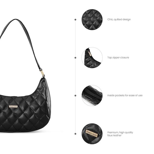 quilted shoulder bag for women, girls and ladies | trendy and stylish handbag for women