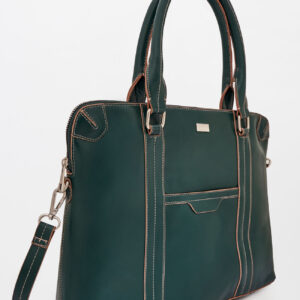green laptop bag