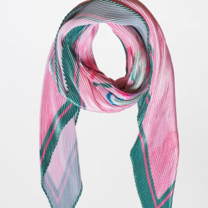 florid satin scarf