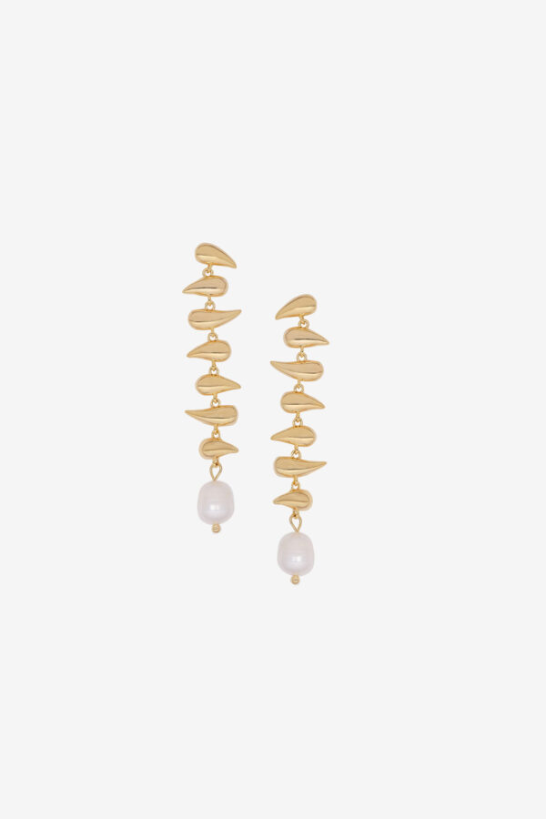 statement henge drop earrings