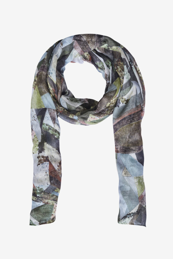 kaleidoscopic modal scarf