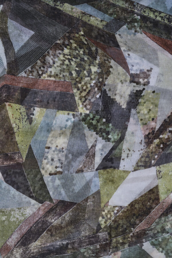 kaleidoscopic modal scarf
