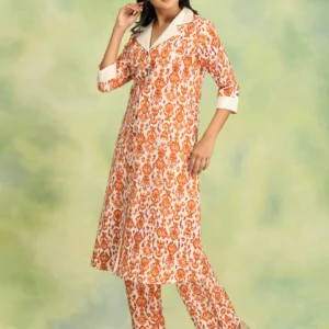indie tangerine women's co ord set