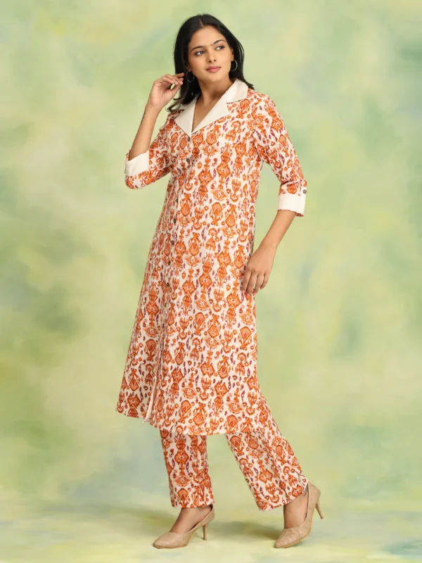 indie tangerine women's co ord set