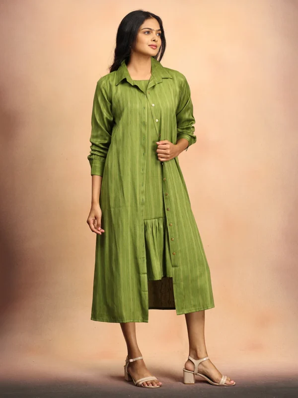 power palette women's dress set with jacket