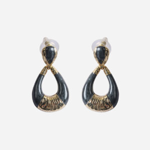 enamel drop earrings