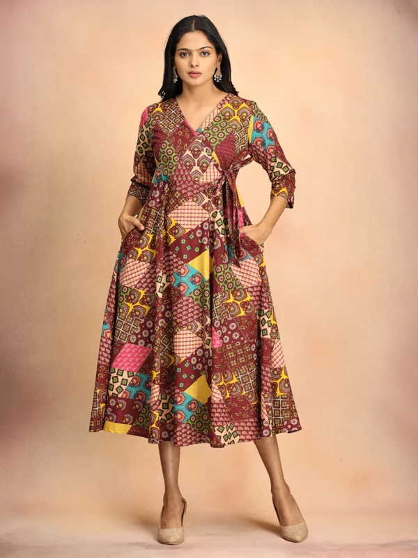 spiced swirl women's dress