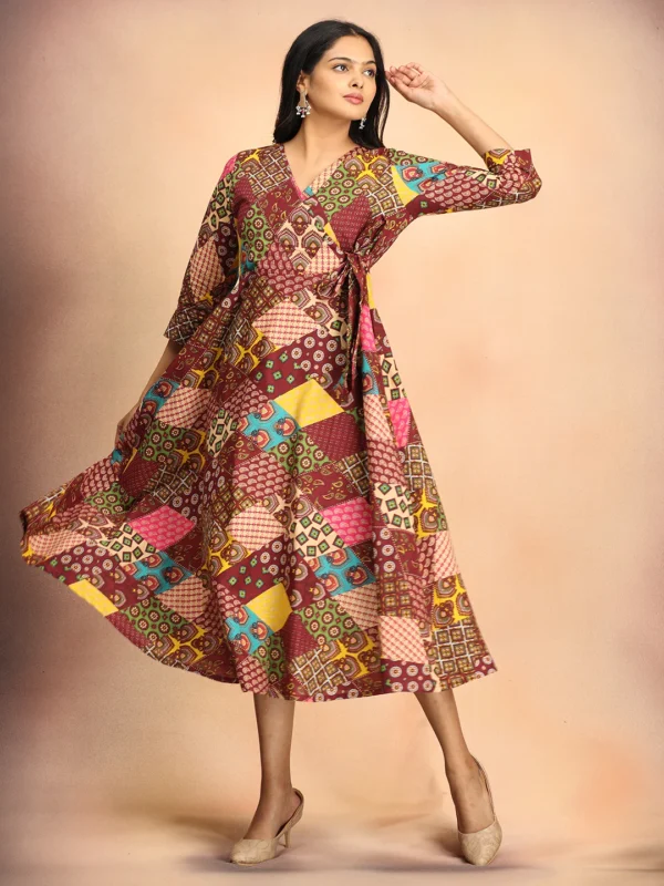 spiced swirl women's dress