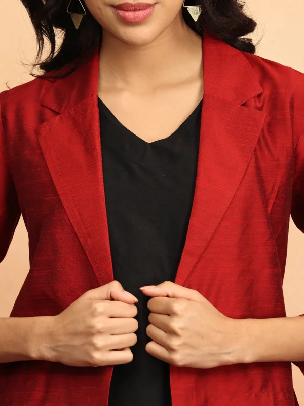 the modern muse women's blazer kurta set with trousers
