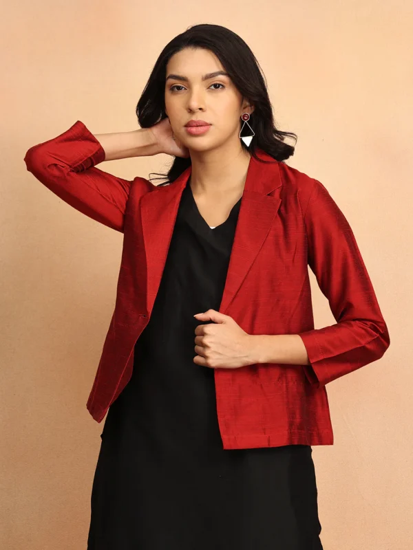 the modern muse women's blazer kurta set with trousers
