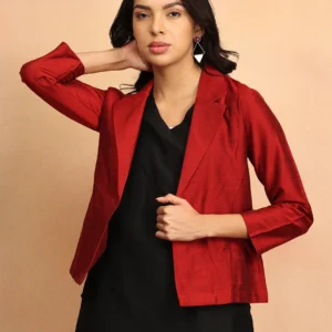 the modern muse women's blazer kurta set with trousers