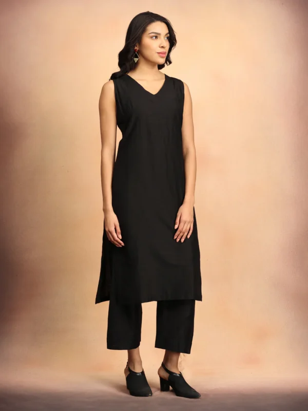 the modern muse women's blazer kurta set with trousers
