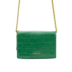 camilla textured wallet/card holder with sling chain for women