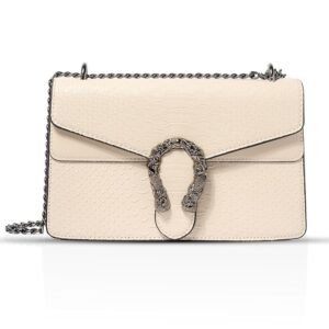 girls utility cross body shoulder sling bag clutch purse with adjustable chain strap